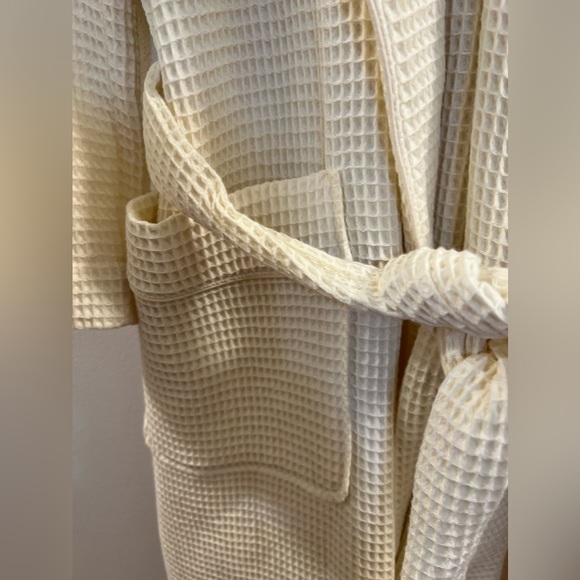 Majestic Gender Waffle Organic Cotton Robe Z. - Picture 4 of 13